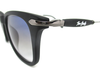 Trendy UV protection double-shade sunglass. Sky blue (Double shade)