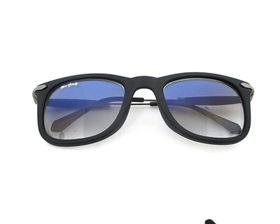 Trendy UV protection double-shade sunglass. Sky blue (Double shade)