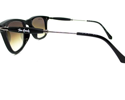 Trendy UV protection double-shade sunglass. Brown (Double shade)