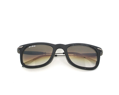 Trendy UV protection double-shade sunglass. Brown (Double shade)