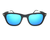 Trendy UV protection blue mercury shade sunglass.