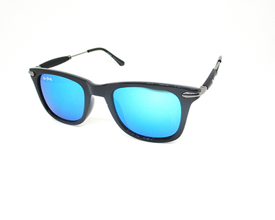 Trendy UV protection blue mercury shade sunglass.