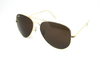 Full rim Trendy UV protection dark brown sunglass. Dark Brown (golden frame)