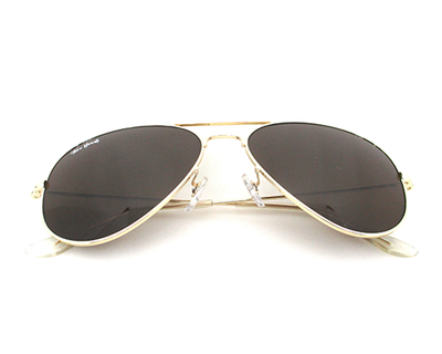 Full rim Trendy UV protection dark brown sunglass. Dark Brown (golden frame)