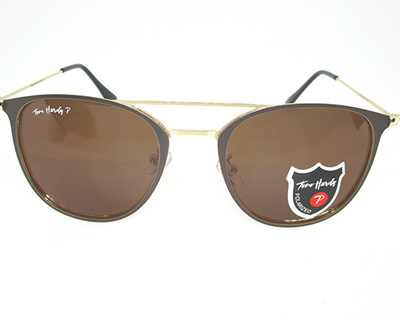 Brown Polarized (UV protection) lens with gold metal full frame