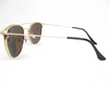 Brown Polarized (UV protection) lens with gold metal full frame