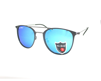 Blue Polarized (UV protection) lens with metal frame