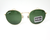 UV protection bottle green lens (glass)  with golden metal frame