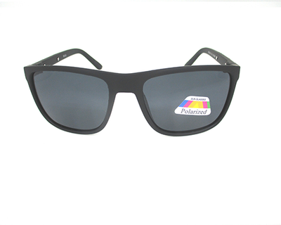 Polarized black lens with full sheet frame.